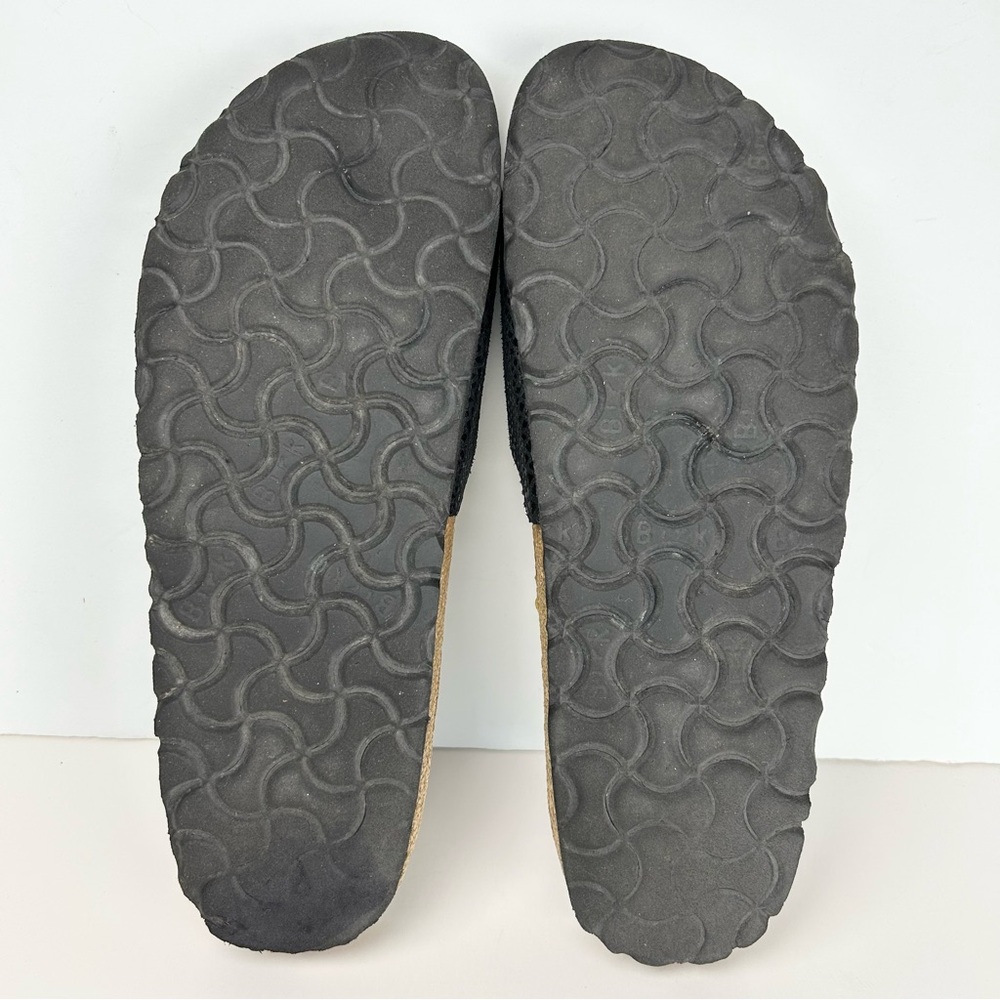 Birkenstock Madrid Shiny Black Snake Single Strap Sandals EU 39 US Ladies 8 - Picture 13 of 14